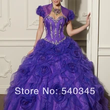 Бальные платья с цветами и кристаллами, расшитые блестками, с жакетом,, бальное платье, милое, органза, сексуальное, Бандажное, вечерние платья Q17