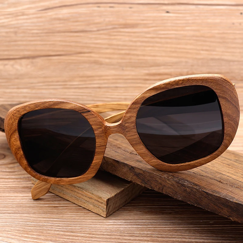 BOBO BIRD мужские и женские винтажные деревянные солнцезащитные очки Зебра женские пляжные очки подарки Прямая поставка очки в деревянный ящик логотип на заказ
