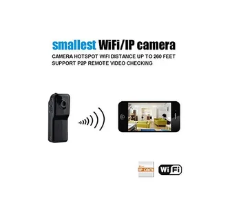 

8GB Card+Mini Wifi Ip Wireless Surveillance Camera Remote Cam Support Android Iphone PC Viewing