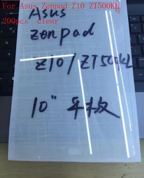 

Transparent Tablet LCD film Screen Protector for Asus Zenpad Z10 ZT500KL 9H Anti-scratch without retail packing 200pcs/lot