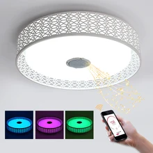 Factory Sale 36W RGB Music Chandeliers With Bluetooth Control Color Changing Lighting Led Chandelier Light For Party Ballroom