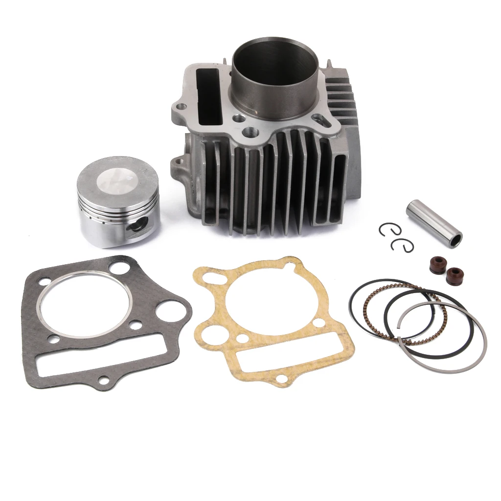 110cc Cylinder /& Gaskets 52.4mm Piston Pin Ring Kit for ATV Go Kart Dirt Bike E3