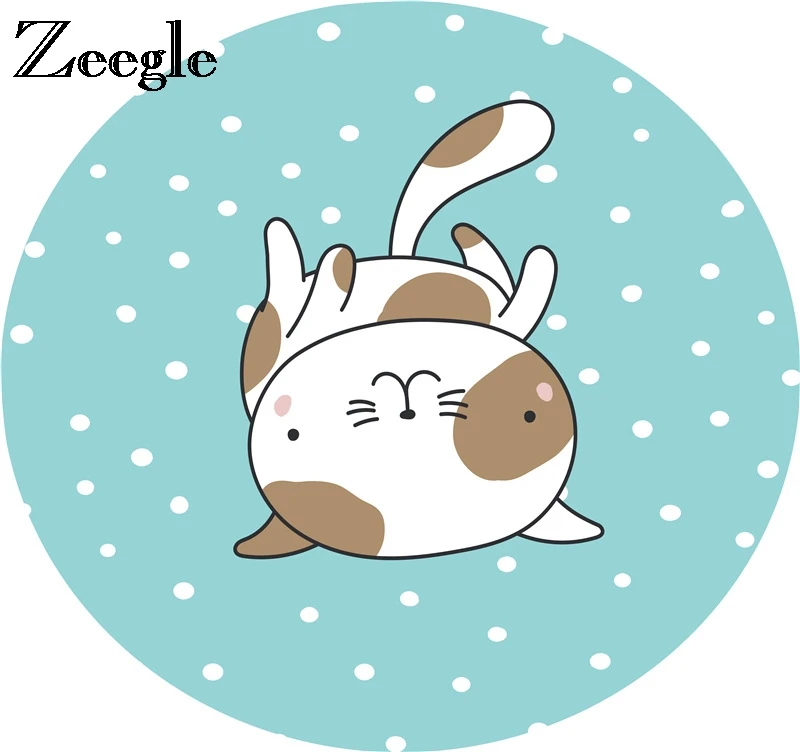 Zeegle ковер для детской спальни с животными Нескользящие Детские коврики ползания