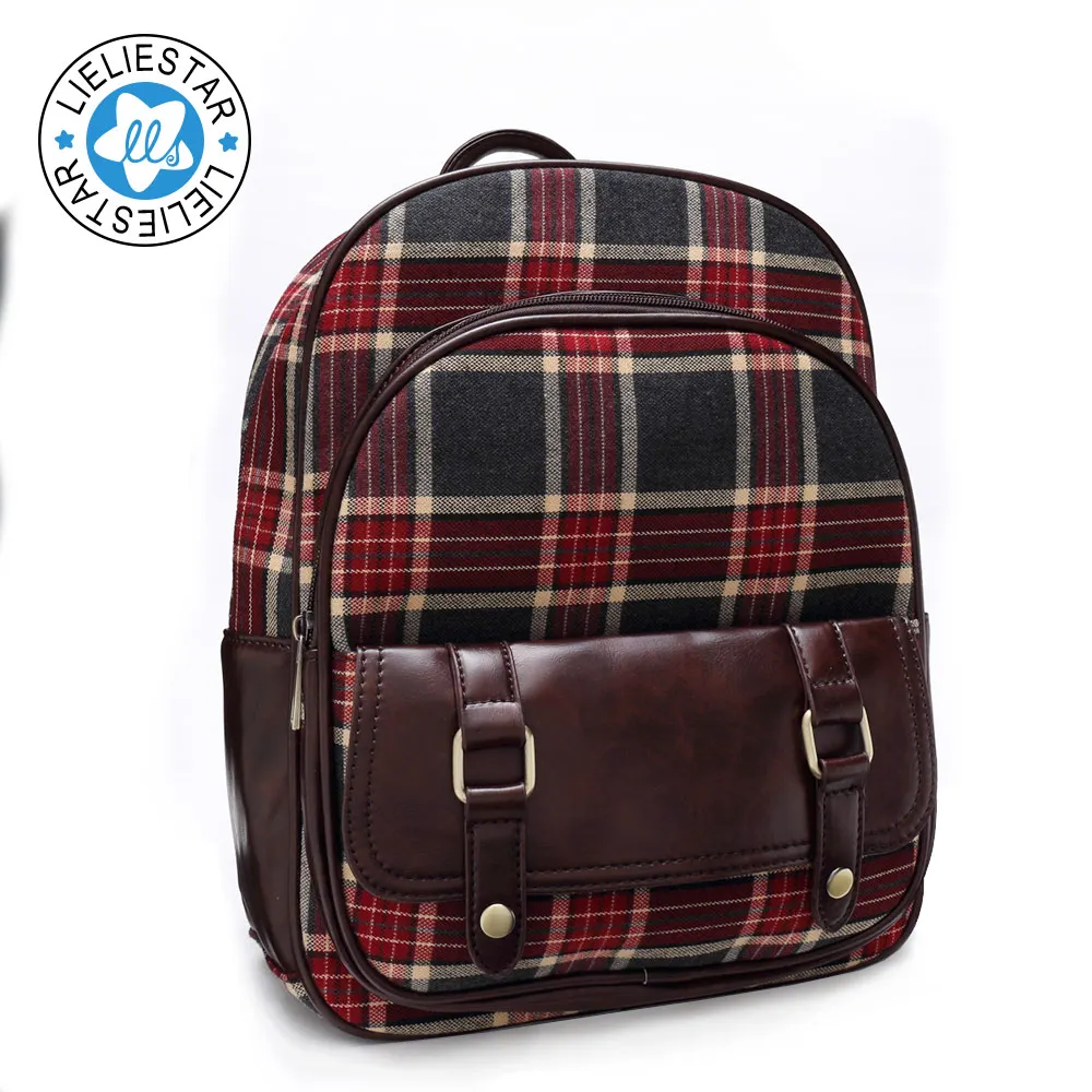 2018 women small backpack plaid schoolbag feminine canvas printing sac a dos school bags for girls female mini backpacks 2018 women small backpack plaid schoolbag feminine canvas printing sac a dos school bags for girls female mini backpacks
