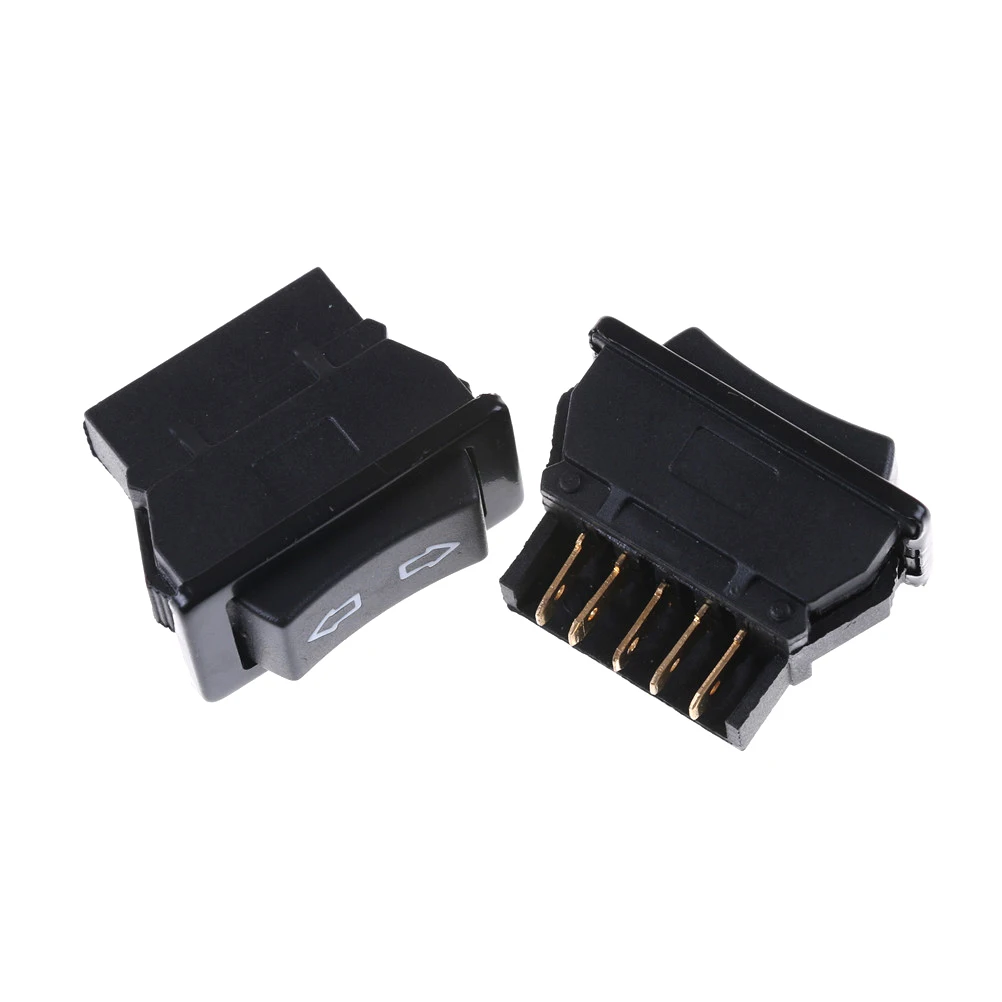 2pcs High quality Black Automotive Car Universal Window Aerial Switch Black Electric Master Control Power  36 x 18mm