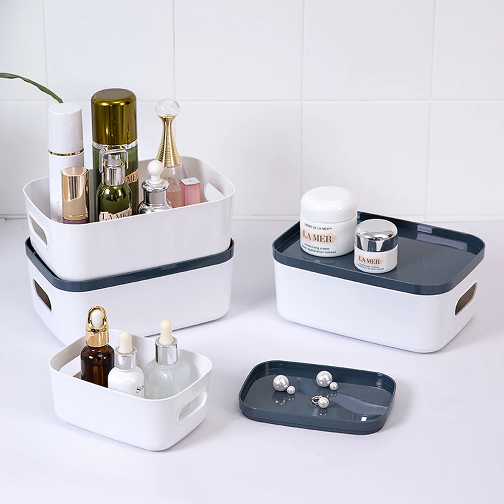 TSSAAG Makeup Organizer Storage Box Desk Accessories Organizer