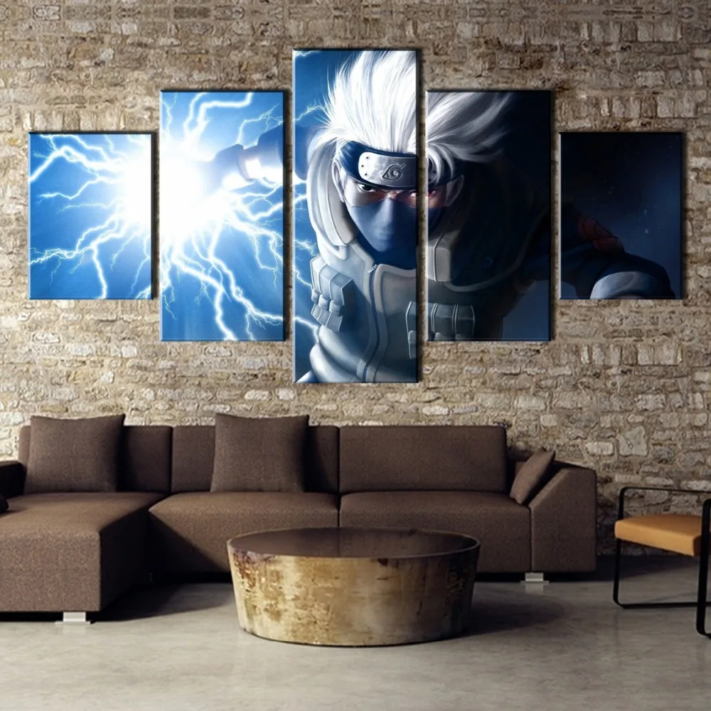 

Paintings on Canvas Wall Art for Home Decorations Wall Decor NARUTO Animation Modern HD Print Painting 5 Pieces Canvas Art