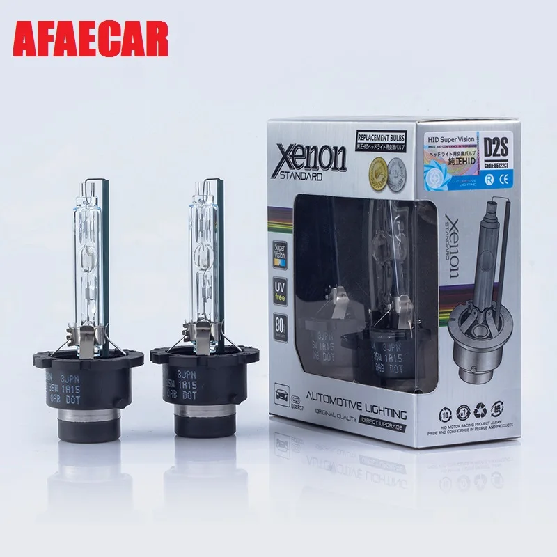 AFAECAR 12v 35W UV free tube D2S D4S XENON lamp car hid headlight