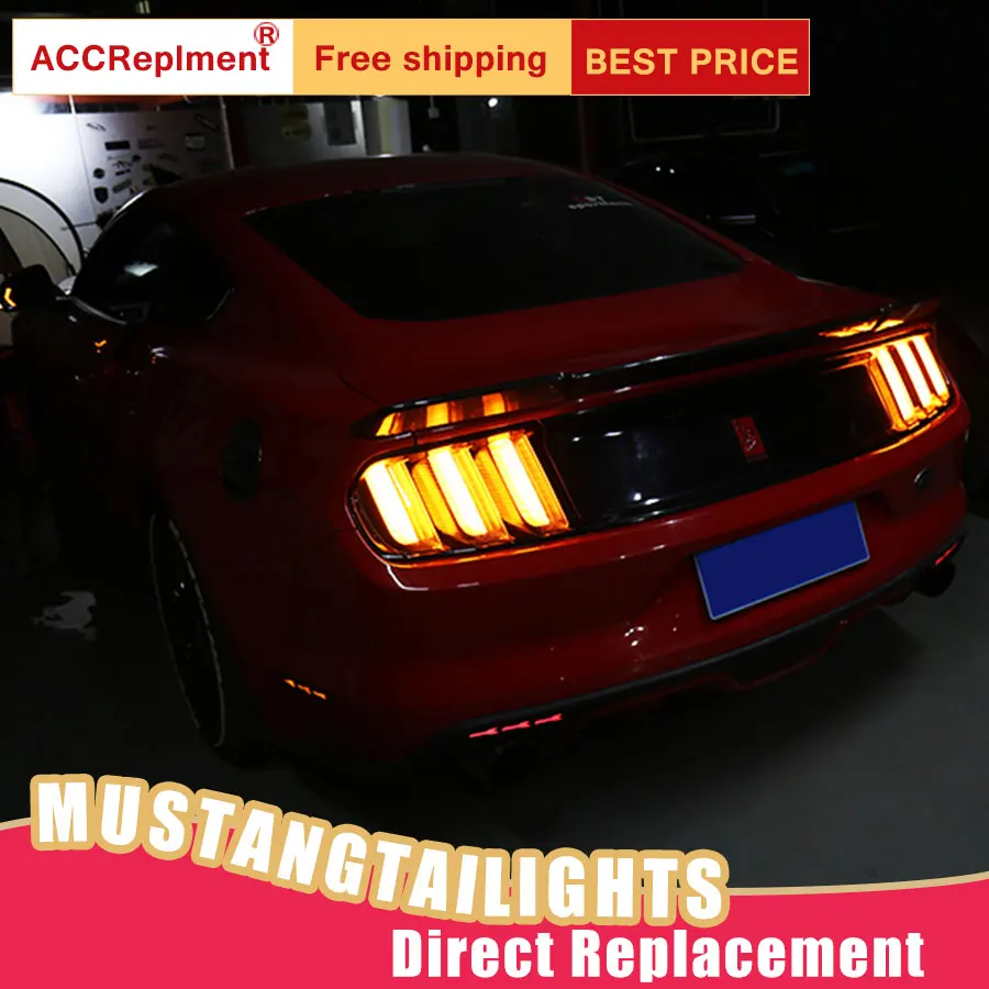 Новый светодиодный фонарь светильник s в сборе для Ford Mustang 2015 2019 задний стоп