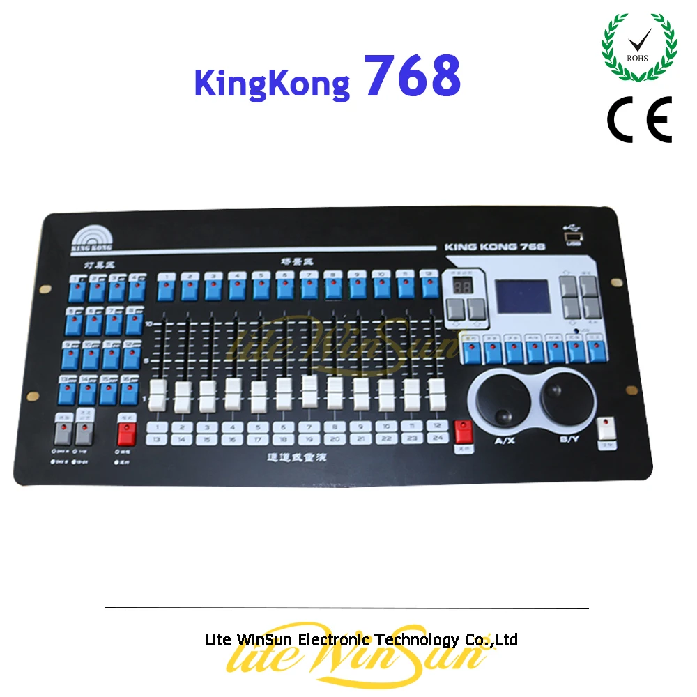 

Litewinsune Original Kingkong768 DMX Stage Lighting Controller 768Channels DMX 512/1990 Standard