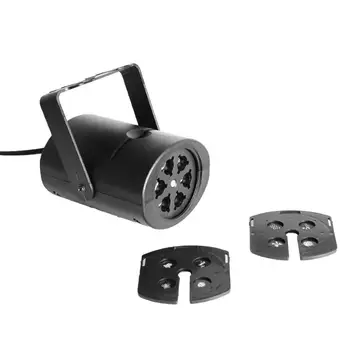 

Gobo Stage Light with Changeable Multi-pattern Cards LED RGBW Auto Rota