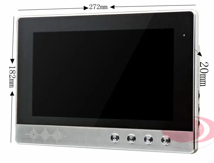 Роскошный дверной телефон 10 дюймов TFT монитор LCD Цвет Hands free видео домофон 5 лет