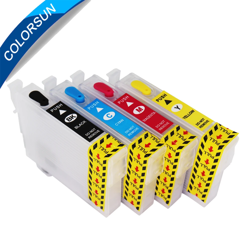 Colorsun T2971-T2964 Refillable патрон чернил для принтера Epson XP231 XP431 XP241 XP-431 XP-231 XP-241 чернильный картридж с один раз чип