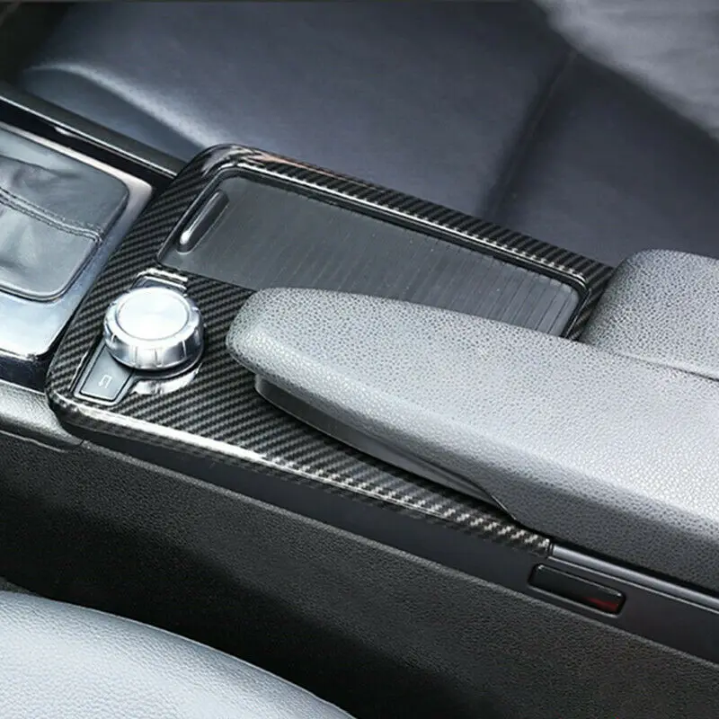 ABS центральная консоль рамка держателя стакана воды крышка Накладка для Mercedes Benz C Класс W204 08-14 E класс W212 10-11 E купе 10-12 LHD