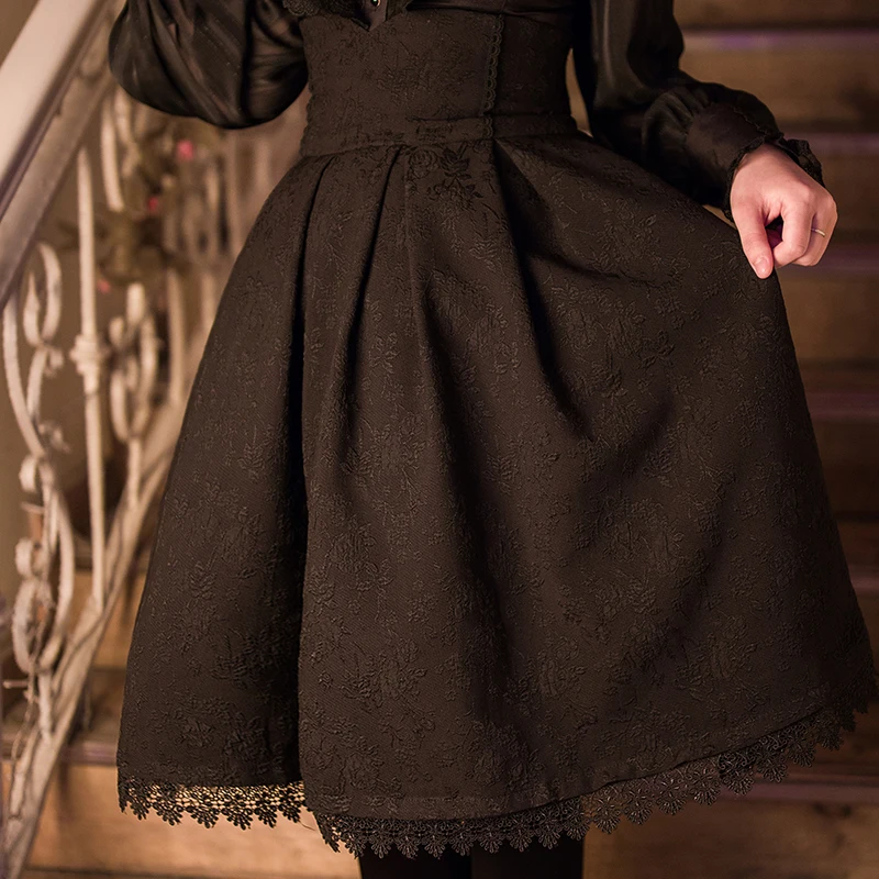 Prinses zoete lolita Brocade Tuin Elegante rok ZJY055 Prinses zoete lolita Brocade Tuin Elegante rok ZJY055