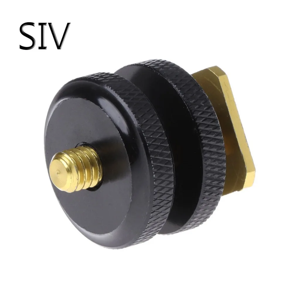 

1/4"-20 Tripod Screw to Flash Hot Shoe Mount Adapter for Photo Studio Camera New