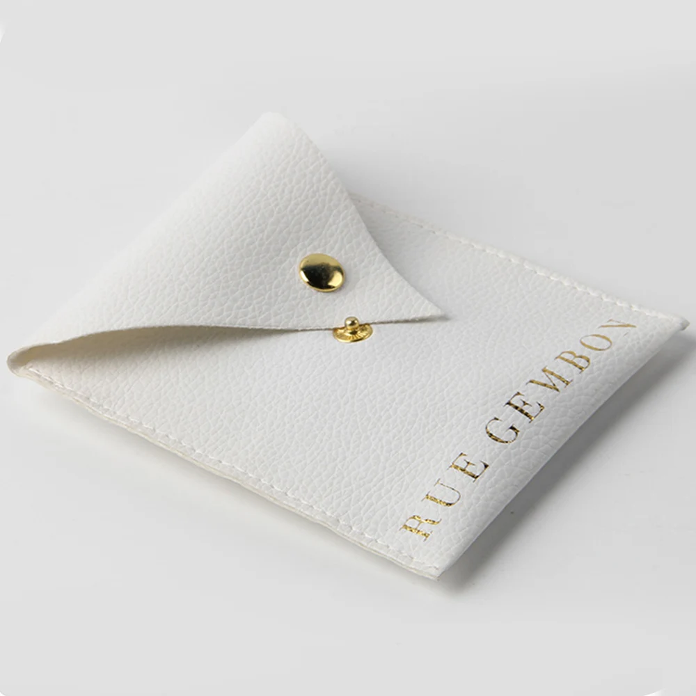 

Custom & Wholesale print Logo lovely luxurious PU jewelry bag