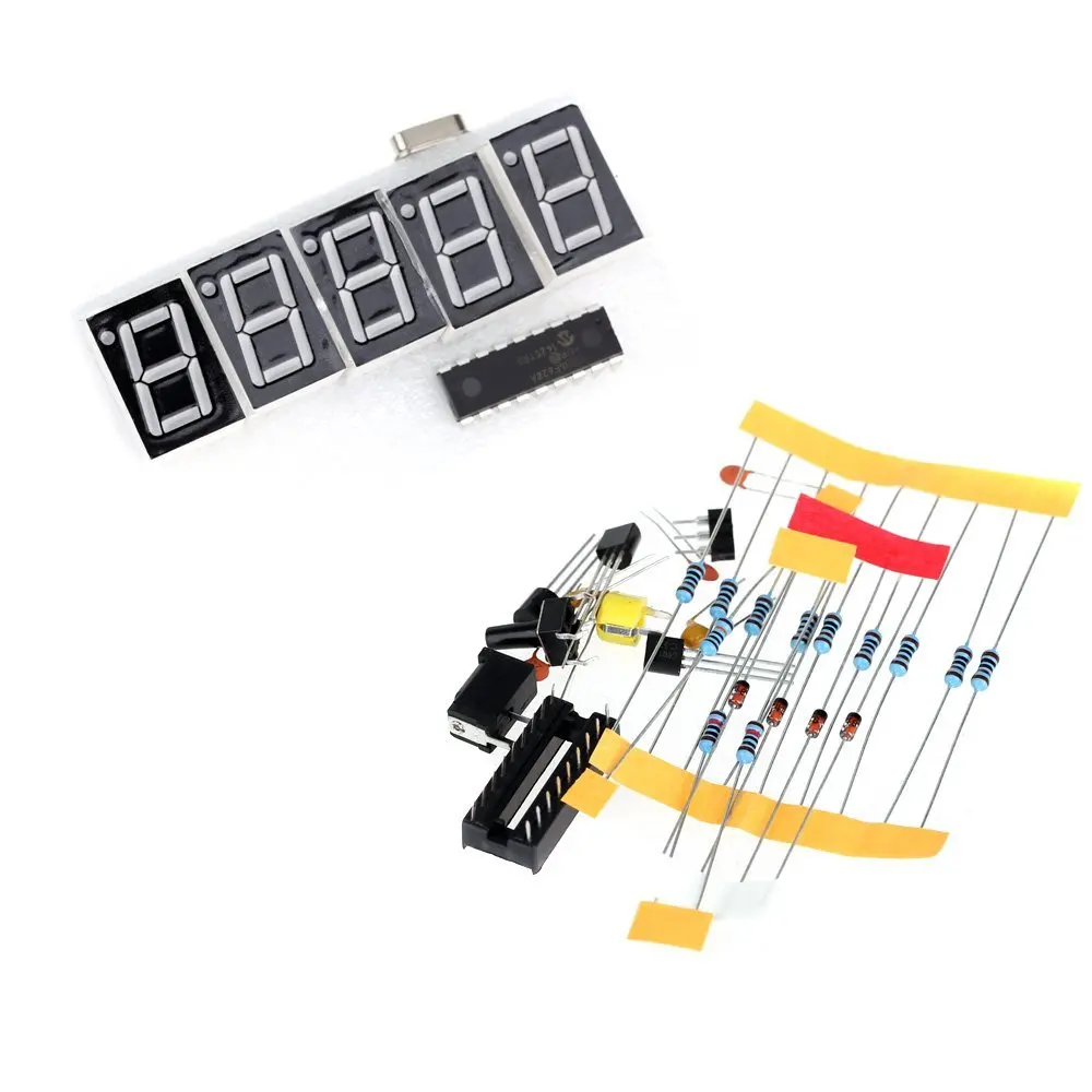 50 МГц кристалл осциллятор частоты тестеры счетчика DIY Kit 5 разрешение цифровой