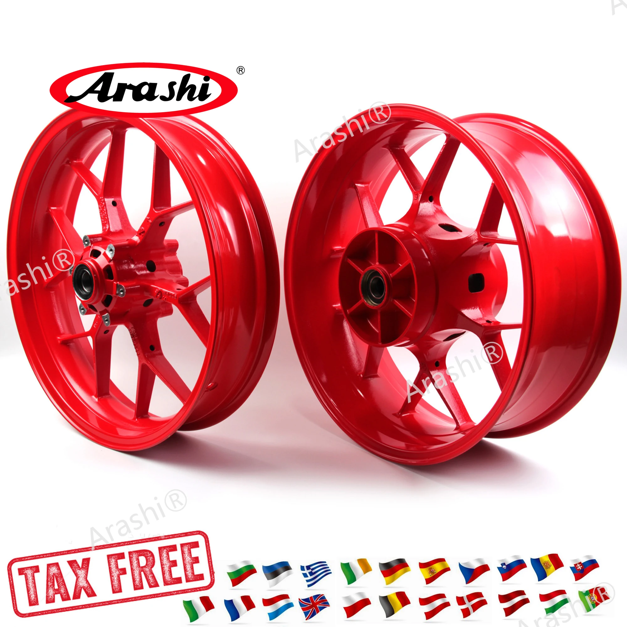Arashi Wheels Tire Hub CBR1000RR 2008 2016 Front Rear Wheel Rims Motorcycle accessories For