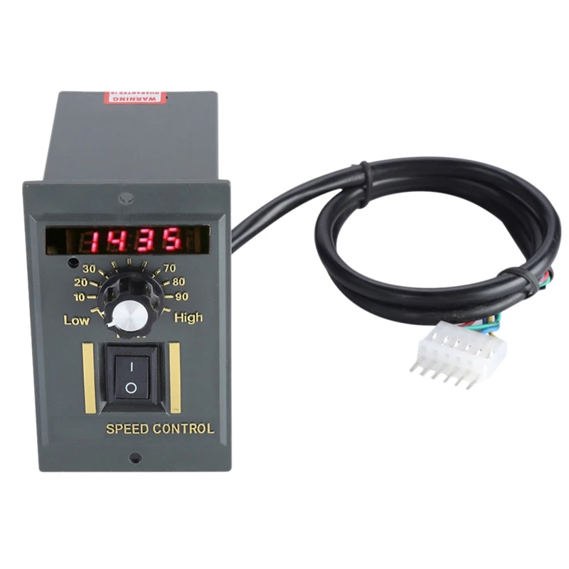 

HOT-Ac 220V Motor Speed Controller 50Hz 250W Digital Adjustable Stepless Plc Motor Speed Controller 0-1450Rpm Speed Regulator