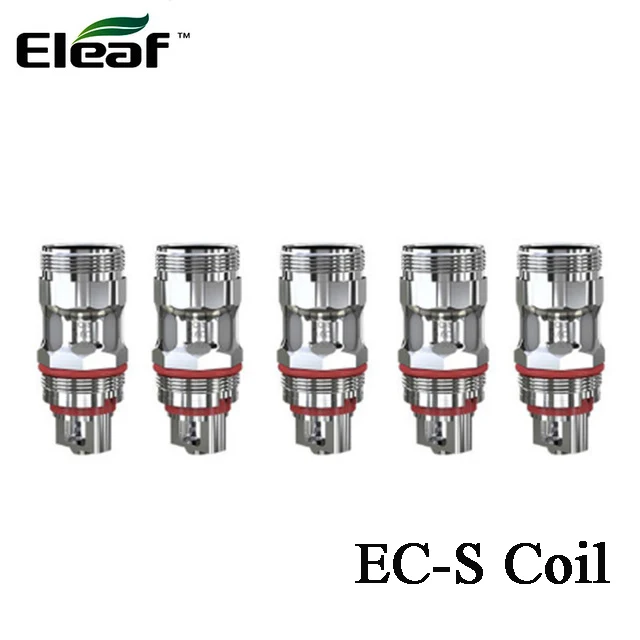 5pcs/Lot Eleaf EC-S 0.6ohm Coil Head SS316L mesh for MELO 5 Atomizer and iStick Rim Kit with dry-burn Protection | Электроника