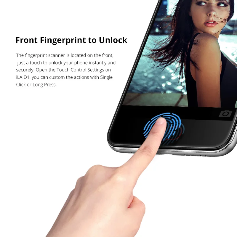 Разблокирована сотовых телефонов iLA D1 смартфонов 2 GB 16 4 ядра MTK6737 5 "1280*720 HD