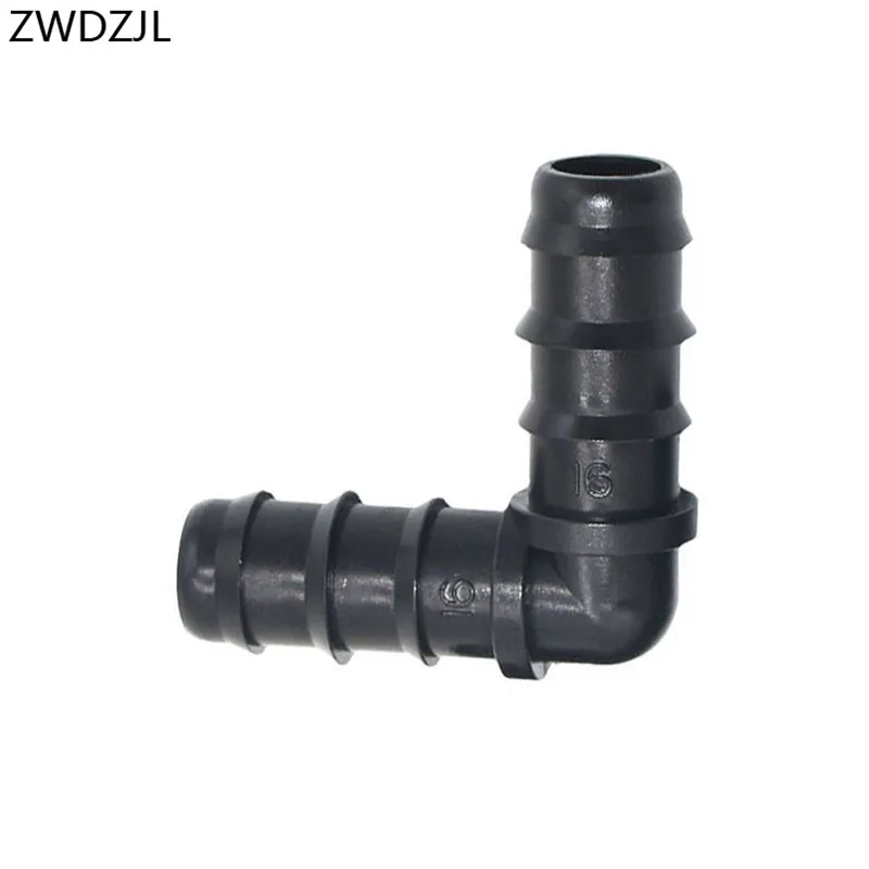 

Garden hose 16mm elbow barb 1/2 knee 90 degrees elbow hose repair connection adapter Irrigation System Fittings 5pcs