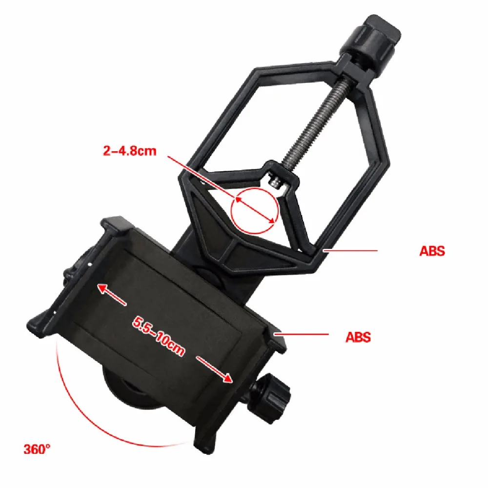 Микроскоп астрономический телескоп одиночный и двойной цилиндр цифровой съемки телефон стенд держатель клип ленивый кронштейн стента