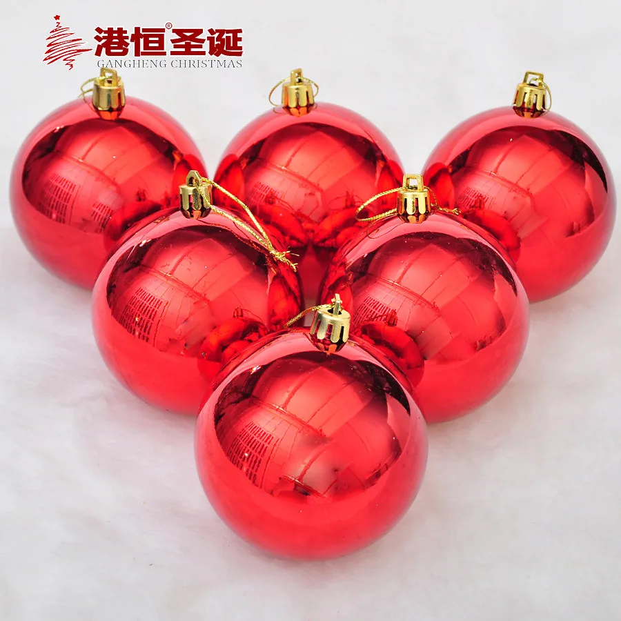 20cm (8) Shatterproof Shiny Ornament - Case of 18 Ornaments