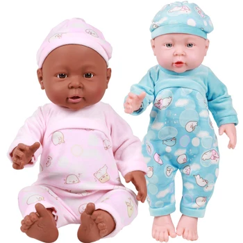 

41cm Cute Simulational Reborn Baby Doll Kids Sleeping Playmates Children Cheap Toy Gifts High Quality Dolls