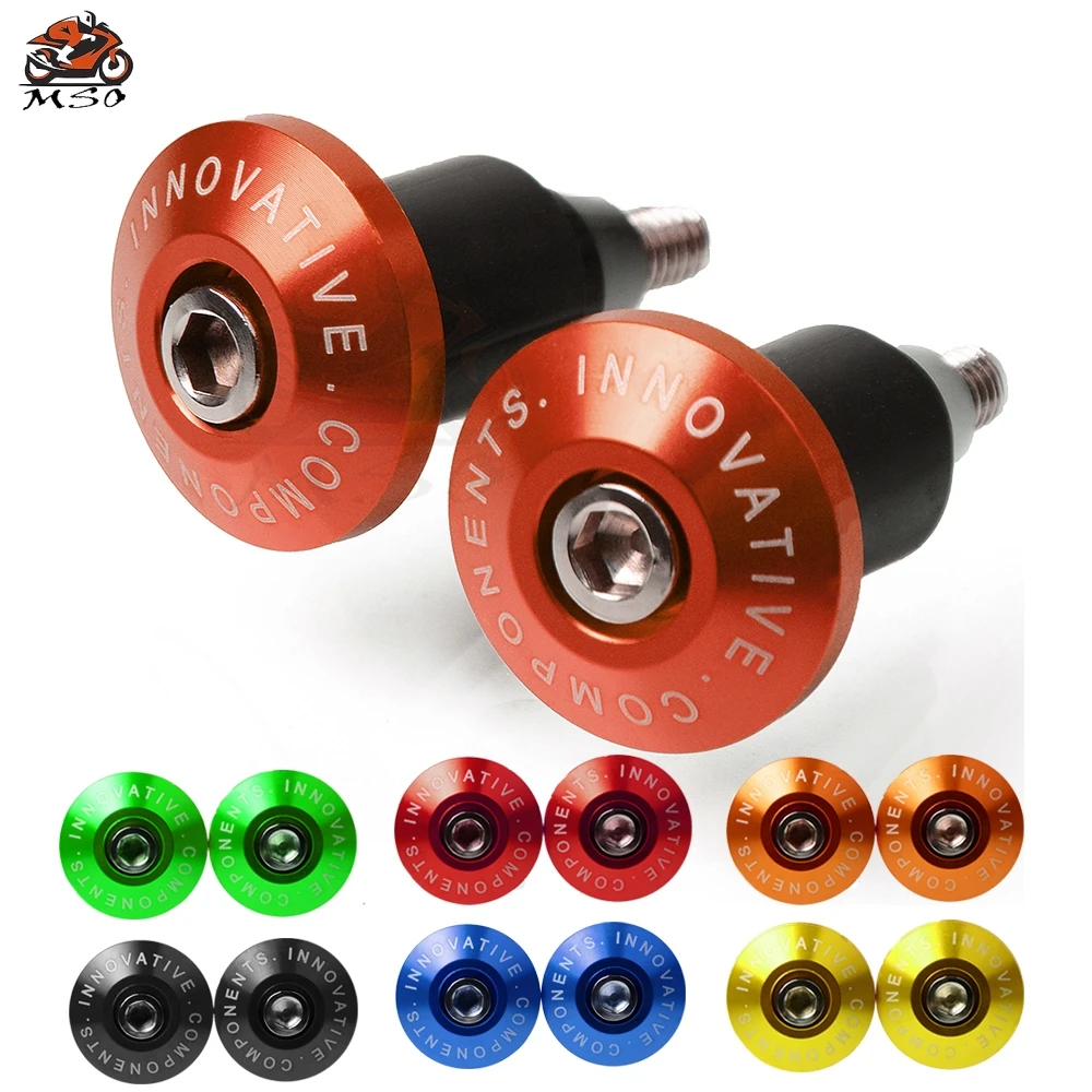 Motorcycle 7/8&quot 22mm Bicycle Grips Bike CNC aluminum Billet Handlebar Bar Ends Caps for honda Yamaha Tmax 500 MT-09 ABS | Автомобили и