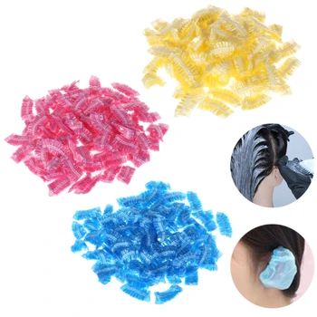 

100 pieces Salon Clear Ear Cover Ear Protection Hair Dye Hair Color Styling Tool