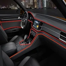 1 m/2 m/3 m/5 m atmosfera lampade interni auto luce ambiente luce fredda linea fai da te decorativo cruscotto console porta stile auto LED