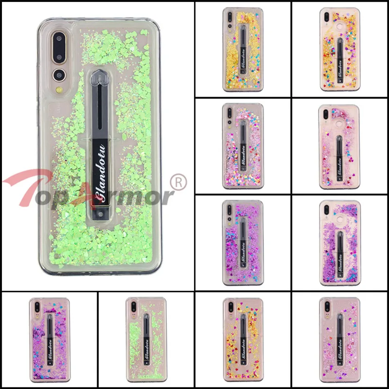 TPU Case sFor Huawei P10 P20 nova2 Lite Honor 6A 6X 7A 7X 9Lite 10 Enjoy 7S 8Plus Y3 Y5 Y7 Prime Liquid Glitter Quicksand Cases | Мобильные