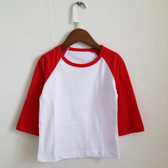 Red Sleeve Raglan T Shirts For Children Bulk Order Boutique Red Sleeve Raglan T Shirts For Children Bulk Order Boutique Baseball Long