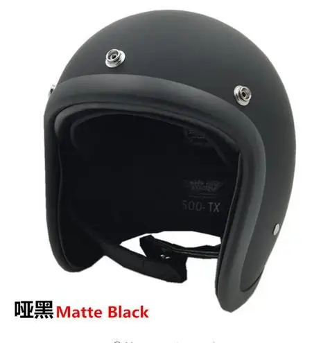 Vcoros бренд для TT& CO Томпсон открытым уход за кожей лица мотоциклетный шлем Винтаж мотоцикл шлем измельчитель Стиль ретро-шлемы для шлем Bell - Цвет: 1