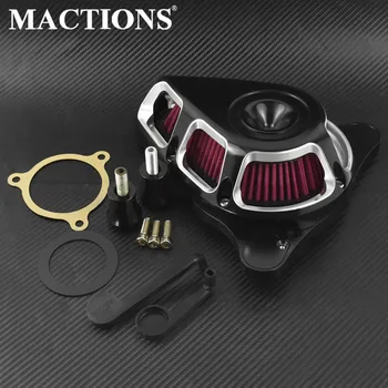 

Motorcycle Multi-Angle Air Cleaner Air Filter For Harley Touring Road King Road Glide Street Glide 2017-2018 Aluminum