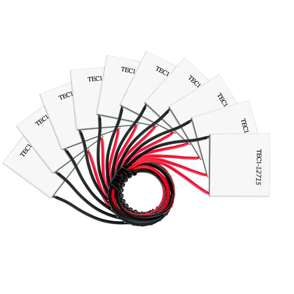 

TEC1-12715 TEC1-12706 TEC1-12710 Heatsink Thermoelectric Cooler Cooling Peltier Plate Module