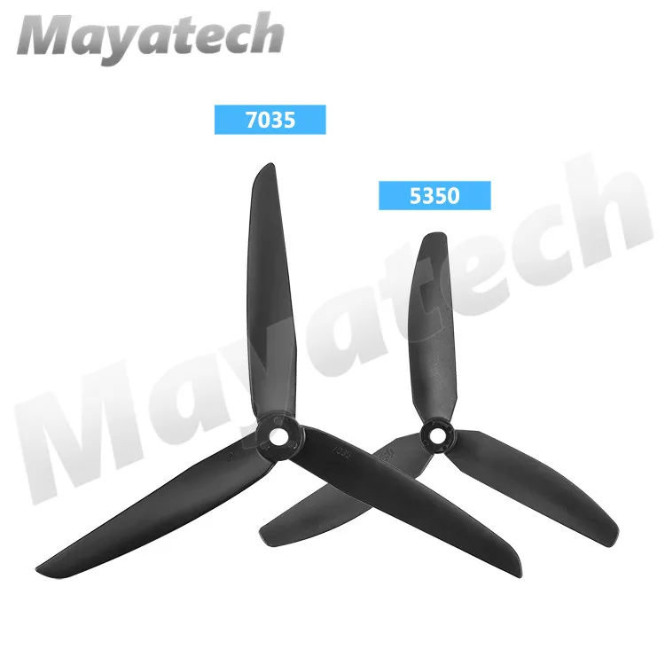3 листовой нейлоновый пропеллер Gemfan 5030 5030R 7035 7035R CW CCW для радиоуправляемого