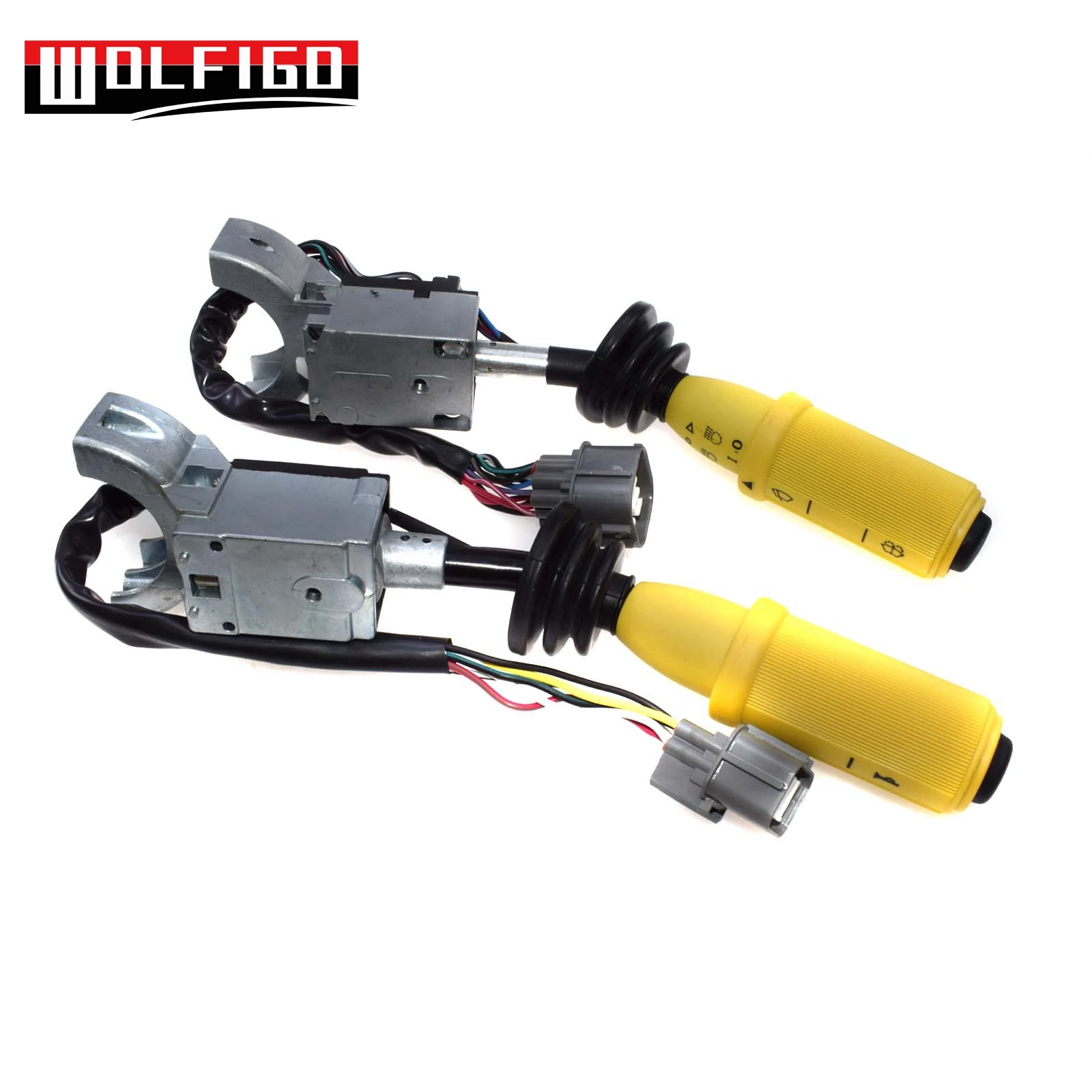 WOLFIGO New 701/52601,701/37702 F&R orward& Reverse Switch Lights& Wiper Column Switch for JCB 3CX JCB 4CX - Цвет: 2PCS