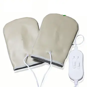 

home beauty spa far infrared electric sauna heating vibrating hand massager gloves slimming therapy finger acupoint massage