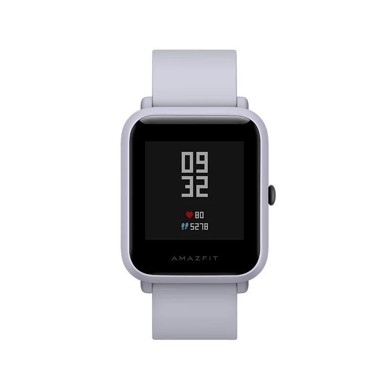 Huami Amazfit Bip Смарт часы Bluetooth gps Спорт монитор сердечного ритма IP68 Водонепроницаемый напоминание о звонках MiFit приложение сигнализация вибрация - Цвет: Gray