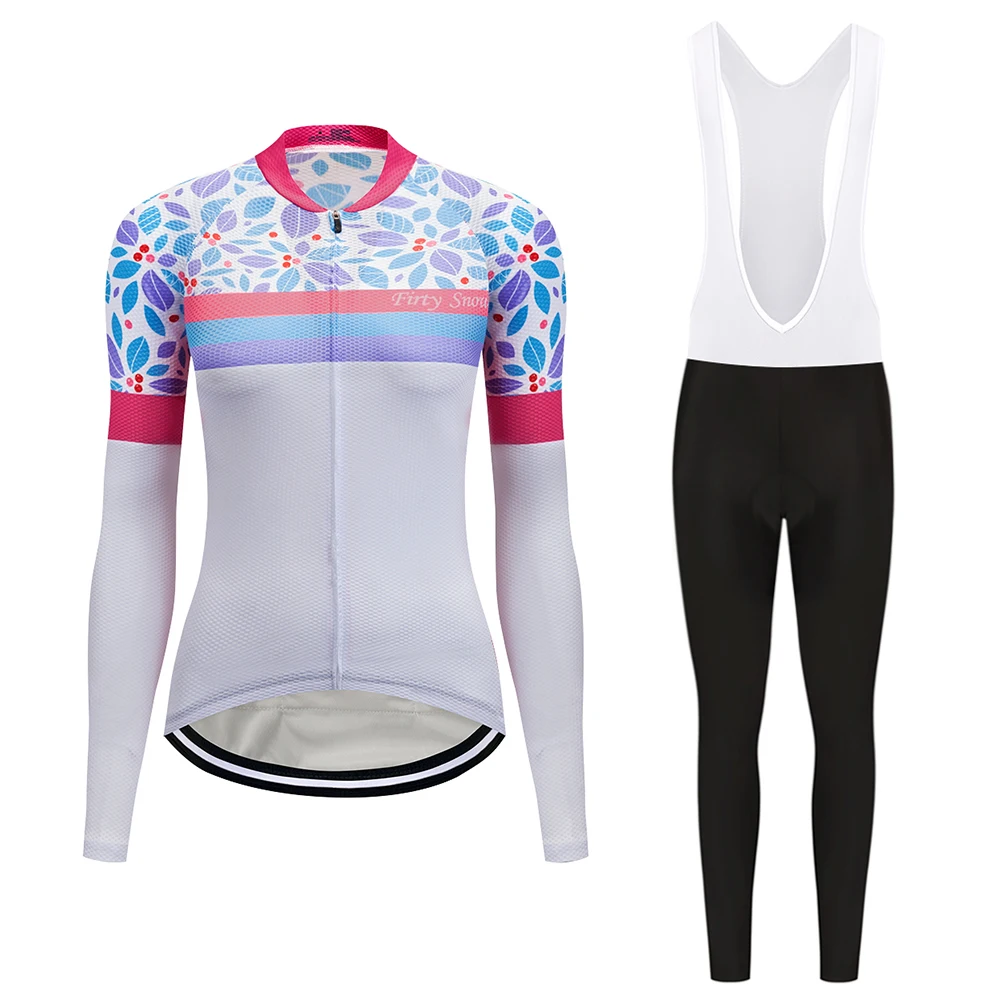 Для женщин трикотаж гель Pad комбинезон комплект одежда горный велосипед Костюмы комплект Женский Велосипедный спорт одежда к