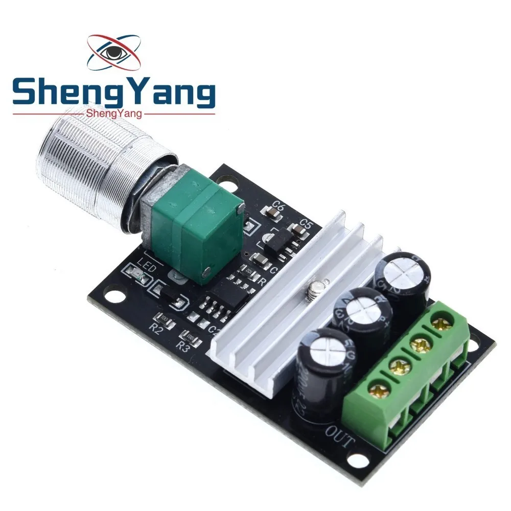 

ShengYang DC 6V 12V 24V 28VDC 3A 80W PWM Motor Speed Controller Regulator Adjustable 3A Motor Speed Controller Regulator