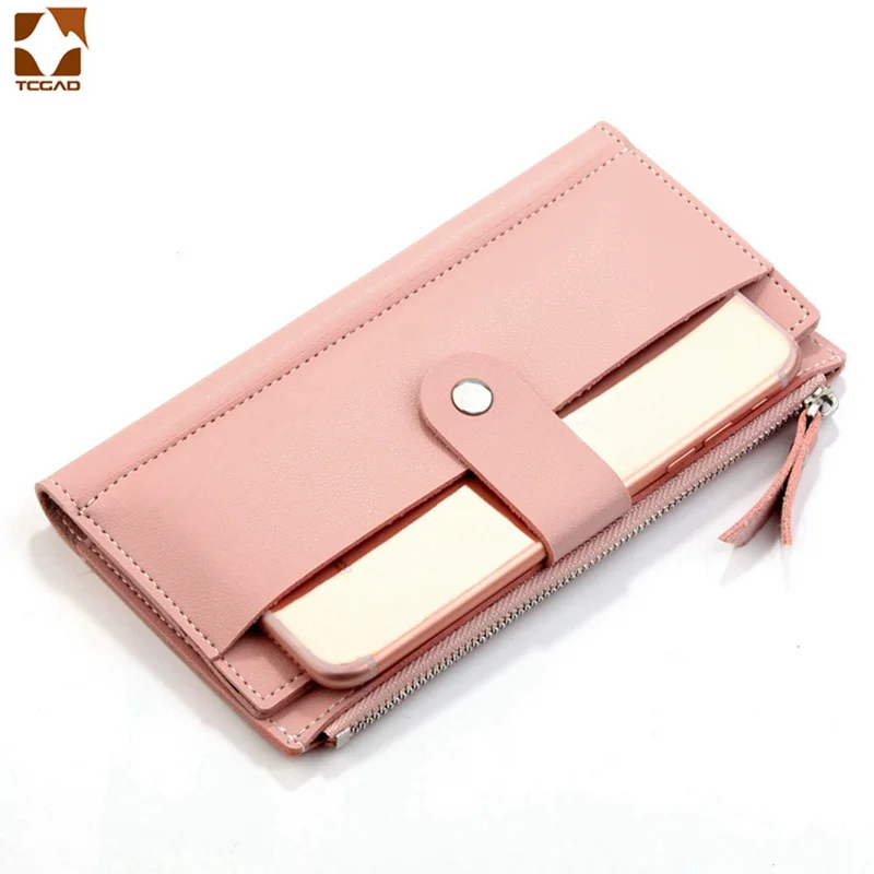 Женский длинный кошелек из искусственной кожи, красный кошелек porte feuille femme, Женский кошелек, клатч для денег, Женский кошелек billetera mujer carteras