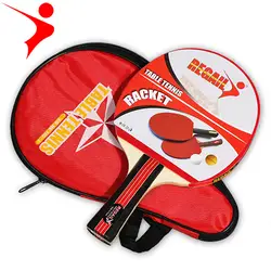1 шт. ракетка для настольного тенниса с двойным лицом высокого качества сырой резины с передовым Оксфордским тканевым полупрозрачным