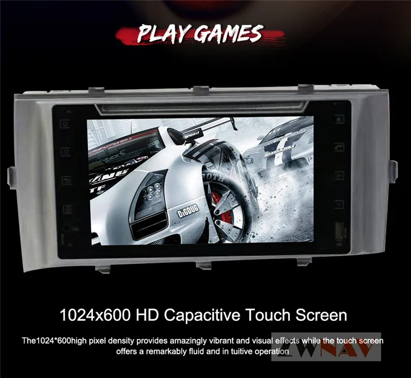 Best 8 Inch Android 8.0 RAM 4GB ROM 32GB Car DVD Car Radio Screen GPS Navigation SAT NAV For Toyota Prius 2014 2015 2016 5