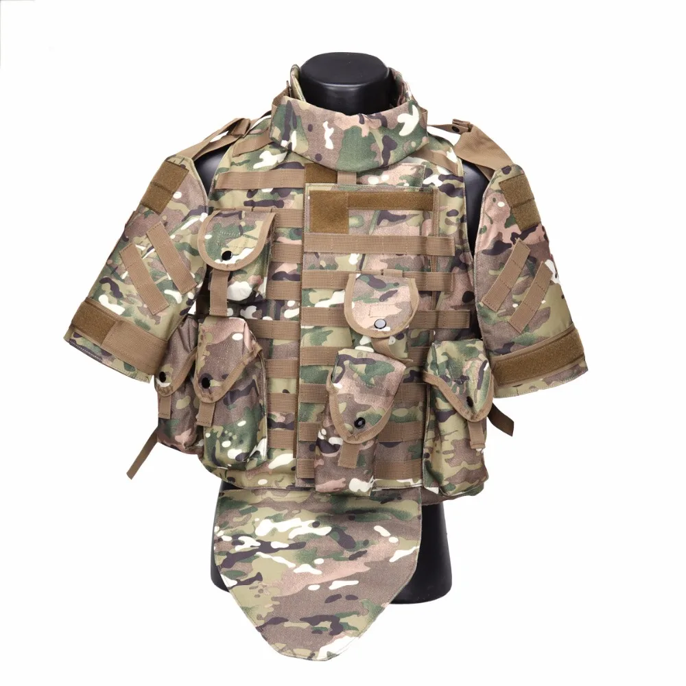 

OTV Tactical Vest Camouflage Body Armor Combat Vest With Pouch/Pad USMC Airsoft Military Molle Assault Plate Carrier CS Clothing