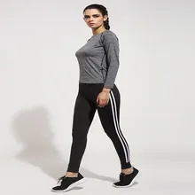 2016 New Women Yoga Pants Sport Gym Fitness Workout Running Tights polyester Yoga Leggings Jogging Sports Trousers