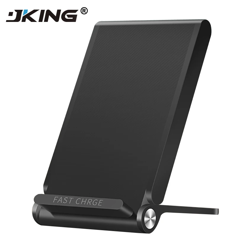 JKING 3 катушки 10 Вт Qi Беспроводной Зарядное устройство для iPhone 8X8 плюс быстрая